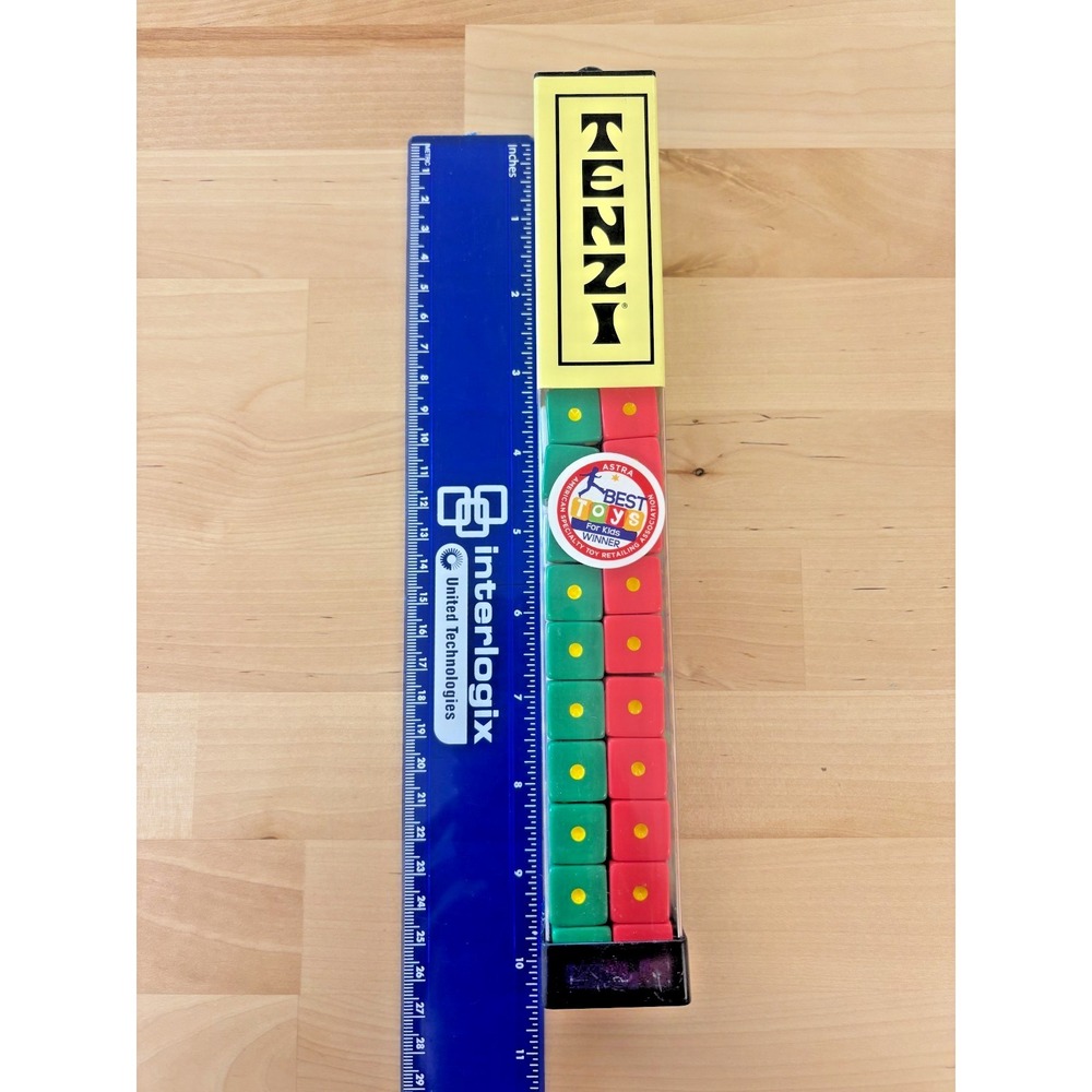 TENZI Dice Game 4 Colors Yellow Green Red White Fast Frenzy Family Party Set NEW